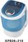 Blaue tragbare ruhige einzelne Wannen-Waschmaschine mit Trockner transparente Plastikabdeckung von 2,8 Kilogramm fournisseur